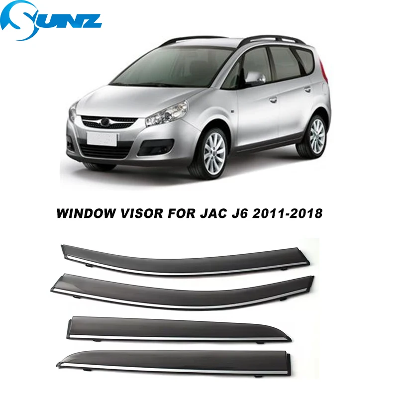 

Car Window Deflectors For JAC J6 2011 2012 2013 2014 2015 2016 2017 2018 Window Sun Rain Shade Visor Shield Shelter Protector