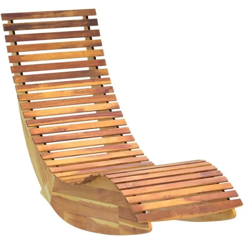 Muebles de madera de acacia para columpiarse, sillas de Salón al aire libre, usadas para terrazas, piscinas, saunas, 330 libras