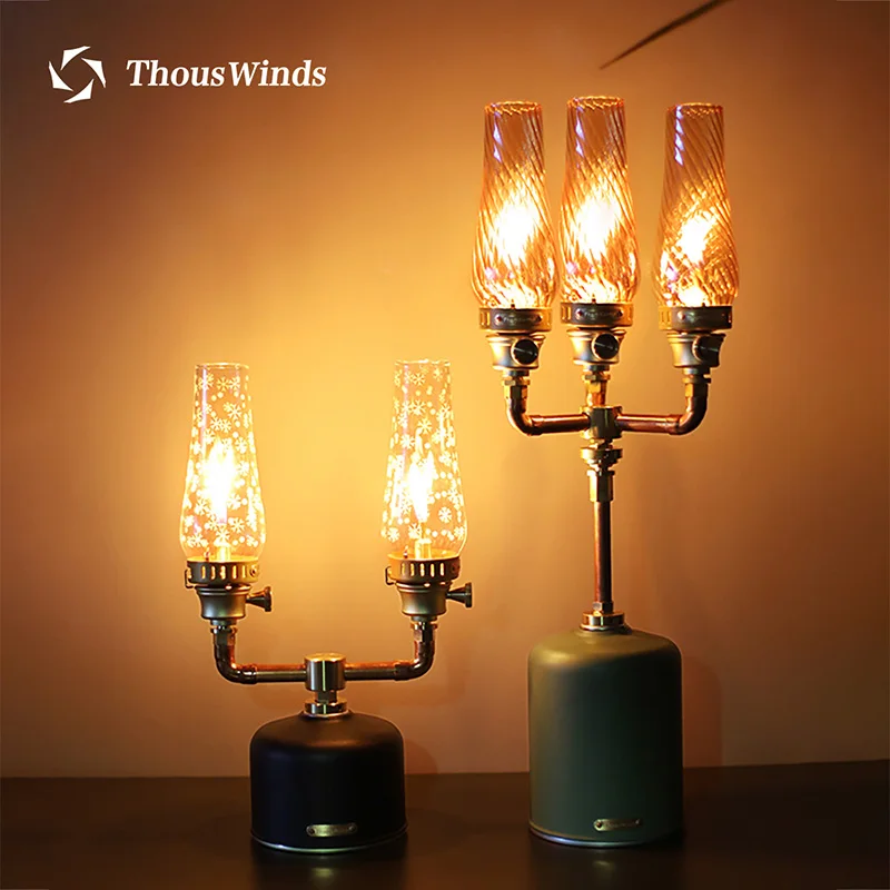 ThousWinds Outdoor Camping Lantern Emotion Gas Lamp Retro Lights for Picnic Camping Supplies