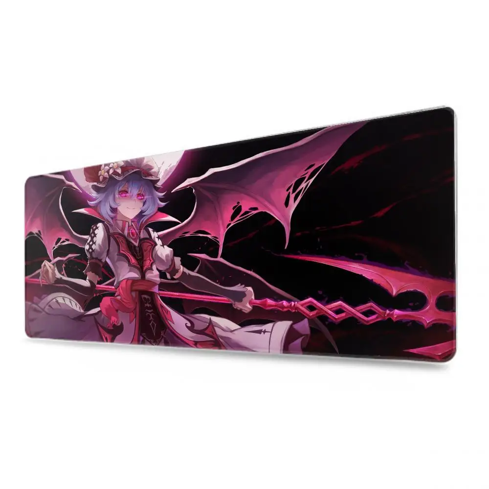 Touhou Project Anime Mouse Pad Tablet mouse Pad Laptop xl desktop mate, cute HD Rainbow Gaming keyboard pad, Player, 90x40