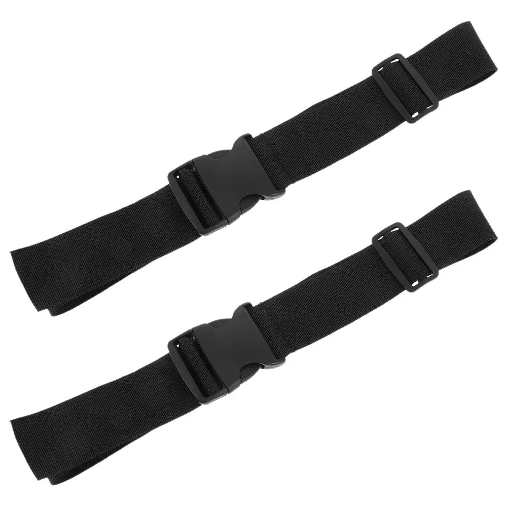 

2pcs Luggage Strap Adjustable Buckle High Strength Tension Rope For Suitcase Backpack Travel Belt Extender Compact Portable For