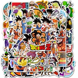 Autocollants dessin animé Dragon Ball, 100 pièces, stickers graffiti pour téléphone, ordinateur portable, valise, jouet pour enfants