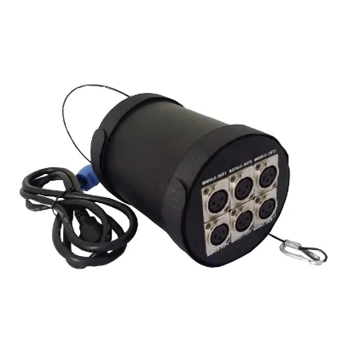 Amplifier 1Pc 6 Port DMX Splitter and Amplifier Output 512X 6 Channels for Dj Disco Stage Light Control EU Plug