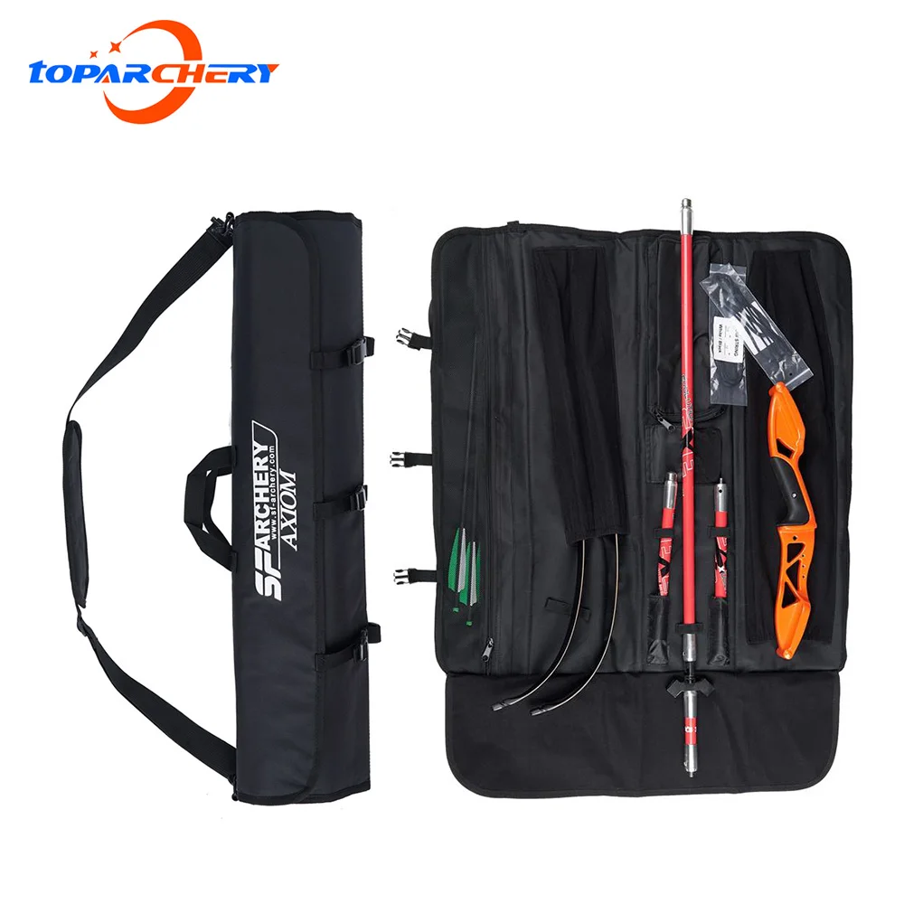 Toparchery Bow Bag Foldable Takedown Recurve Bow Bag Outdoor Shooting Accessories for Hunting