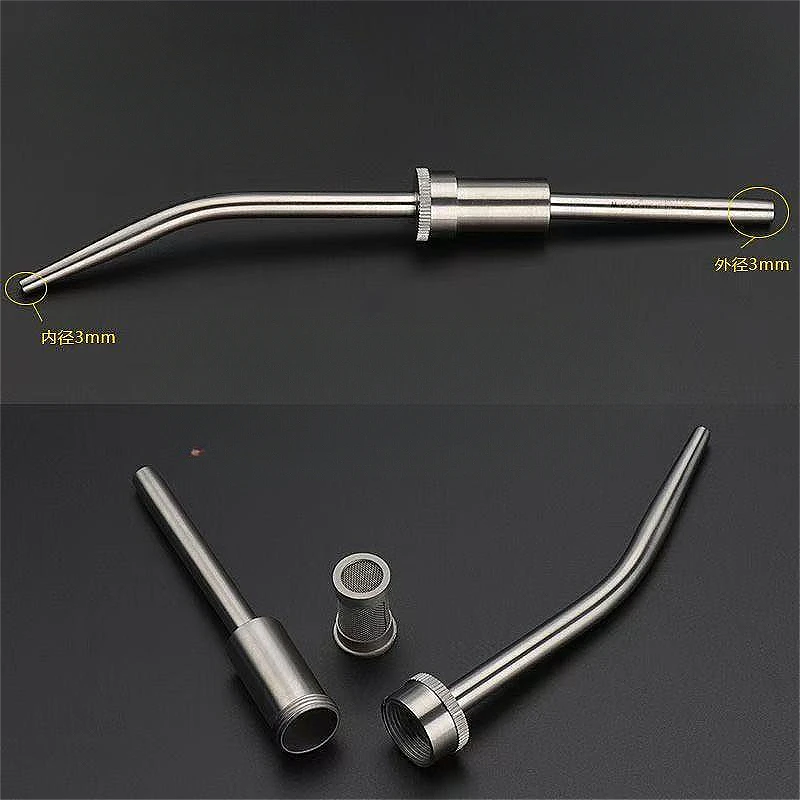 Professional Orthodontics Manual Surgicals Instruments 9mm Reusables Steel/ Metal Bone Collectors with Removable Filter Implants