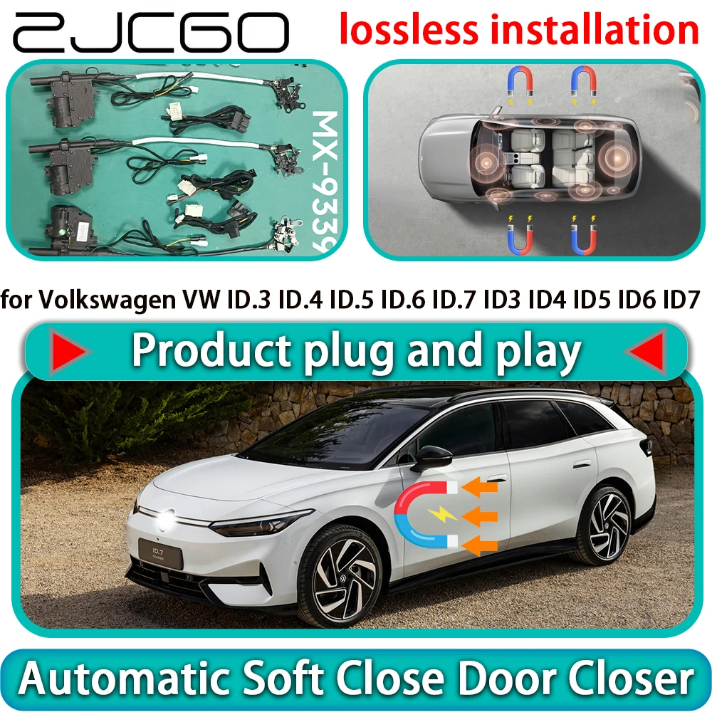 

for Volkswagen VW ID.3 ID.4 ID.5 ID.6 ID.7 ID3 ID4 ID5 ID6 ID7 Soft Close Door Kit Power Latch Door Catch Soft Closing Assist