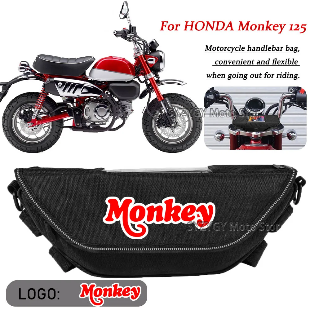 

Motorcycle accessories tools bag For Honda monkey 125 125z Waterproof And Dustproof Convenient travel handlebar bag