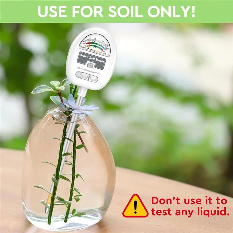 4-в-1 измеритель влажности поч – обзор и цена Soil Ph Meter