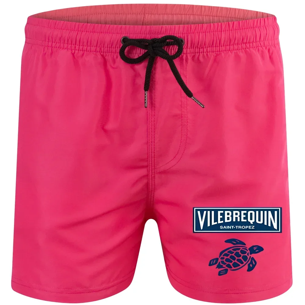 2025 جديد فاخر شورتات للبحر التجفيف السريع ملابس سباحة للرجال الصيف سراويل للسباحة الرياضة اللياقة البدنية الجري ثلاثة أرباع السراويل الرجال #4