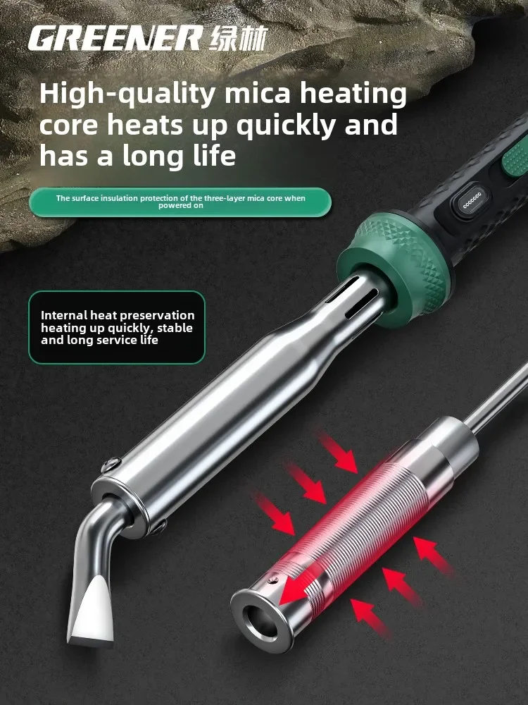 220V Heavy Duty Electric Soldering Iron Set with Professional Repair Welding Gun Kit, Soldering Pen for Home Use