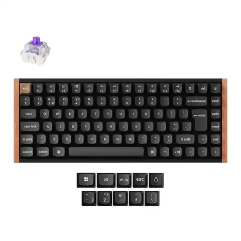 Keychron-Joli magnétique sans fil K2 HE, clavier personnalisé, rétroéclairage RVB, capuchon de clé PBT double injection, disposition ISO, édition spéciale