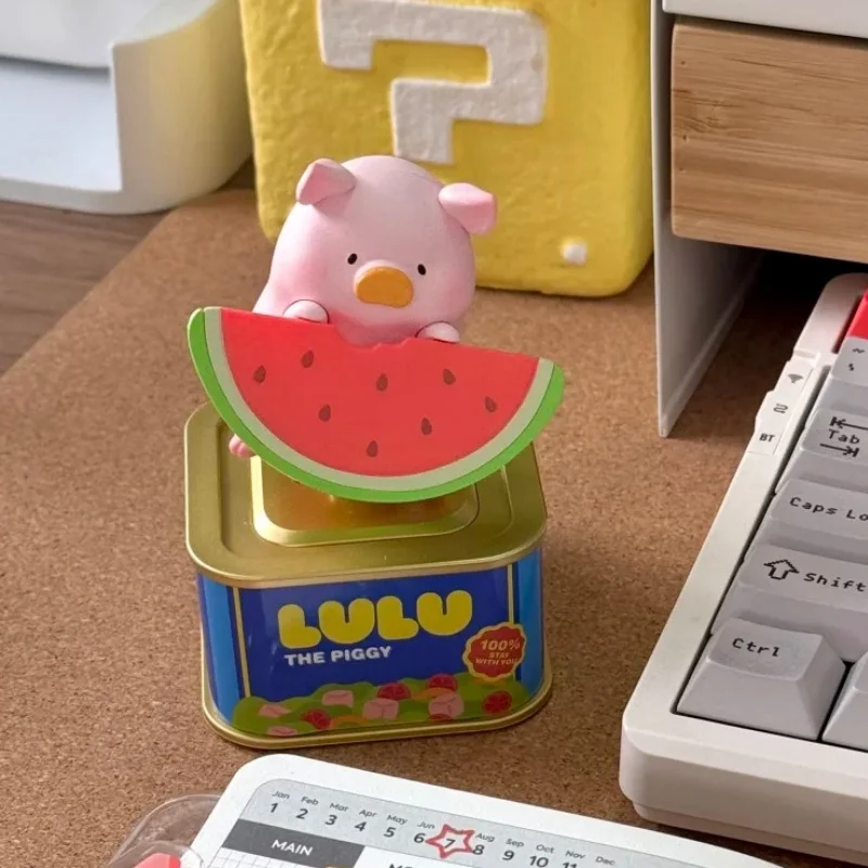 Lulu The Piggy Blind Box Mystery Toy Solar Energy Doll Model Cute Trendy Desktop Decoration Holiday Gift For Adult Collectors view 4