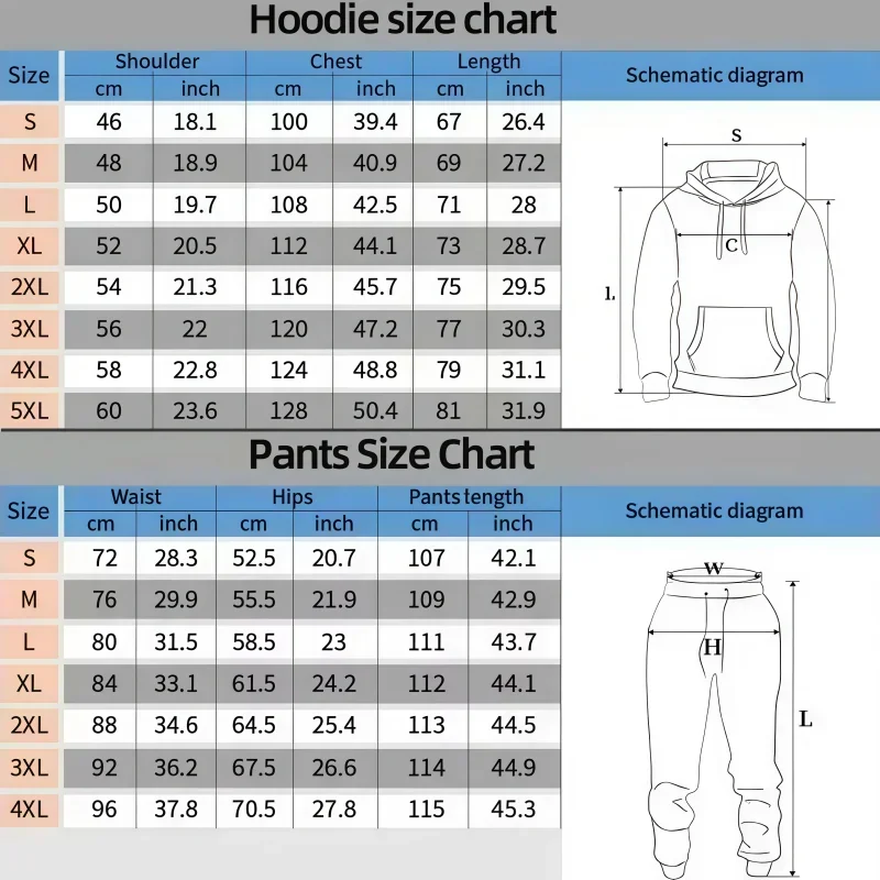 2026 Thermal Sportswear Set Men's Hoodie Sports Pants Sportswear Set Combo Loose Cotton Street Set 2 Piece Fitness Jogging Set #6