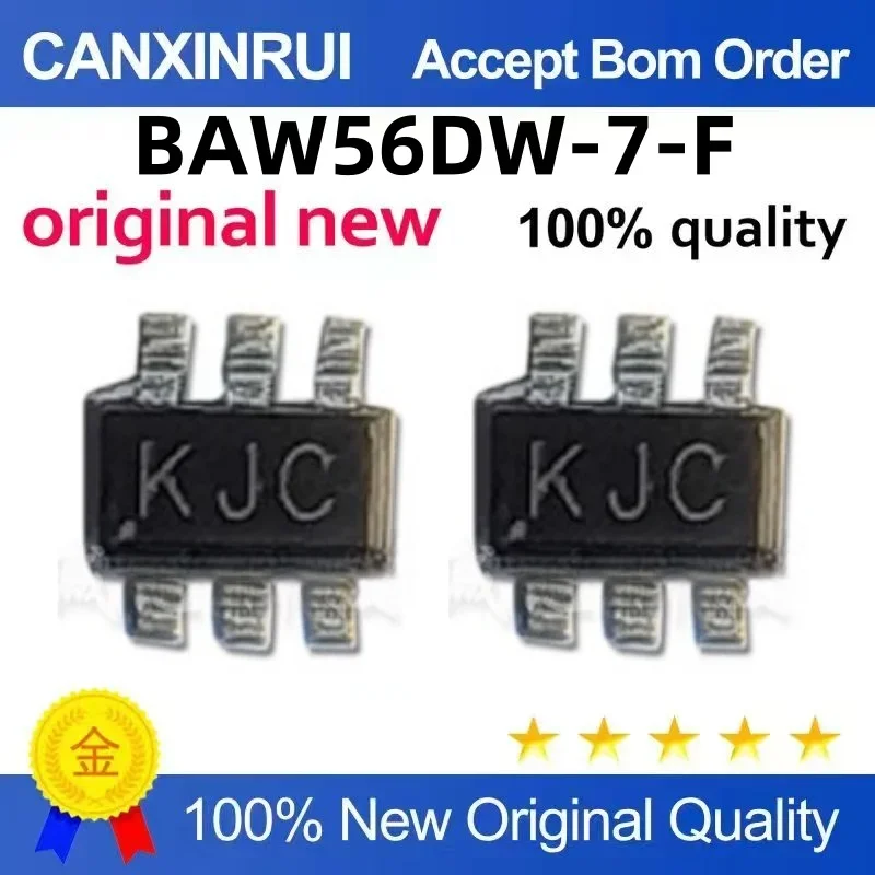 (5-100 pieces) BAW56DW-7-F SOT363 IC in stock