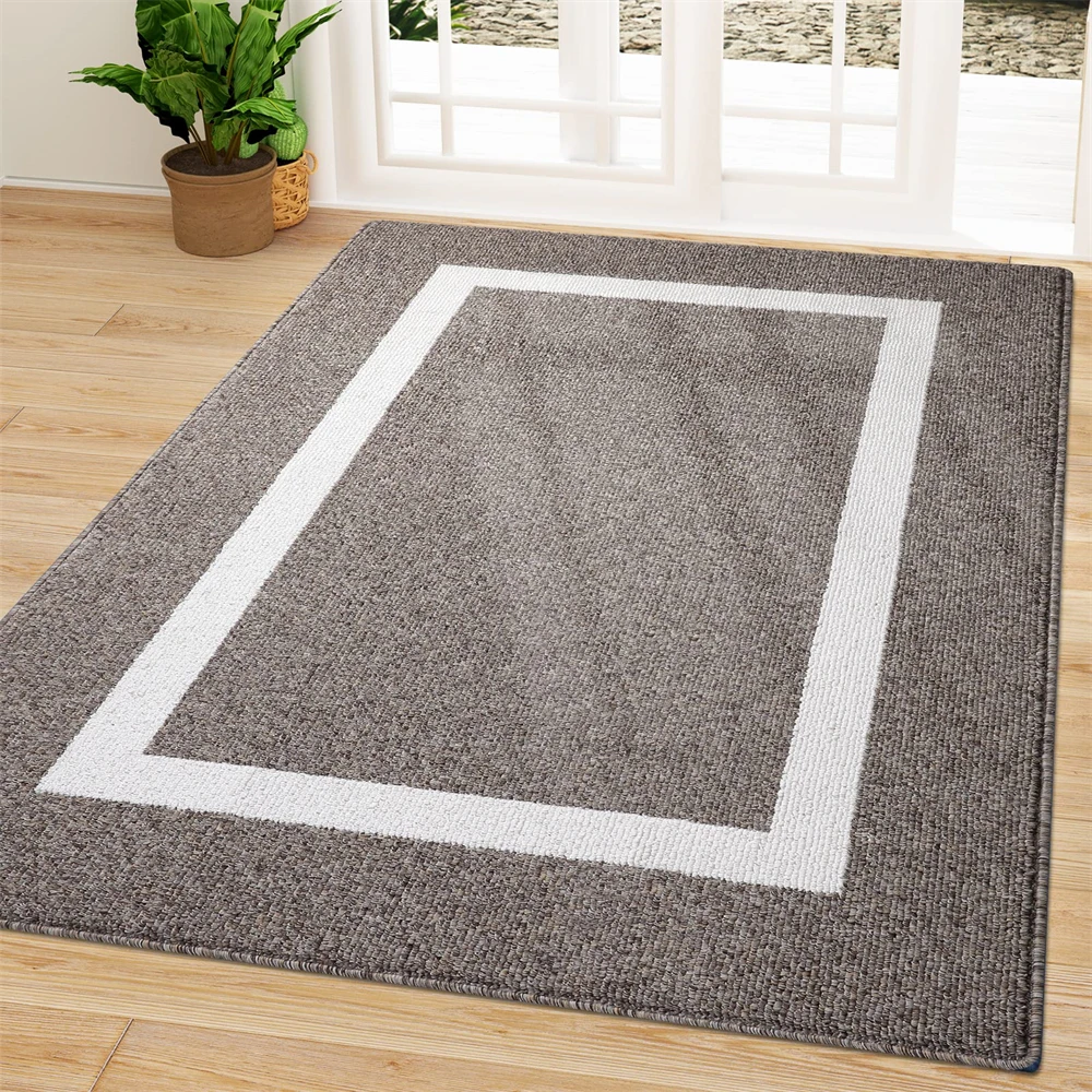 

Olanly Indoor Door Mat Non-Slip Low-Pile Entrance Mat Absorbent Resist Dirt Entryway Rugs Washable Indoor Mats Front Door Entry