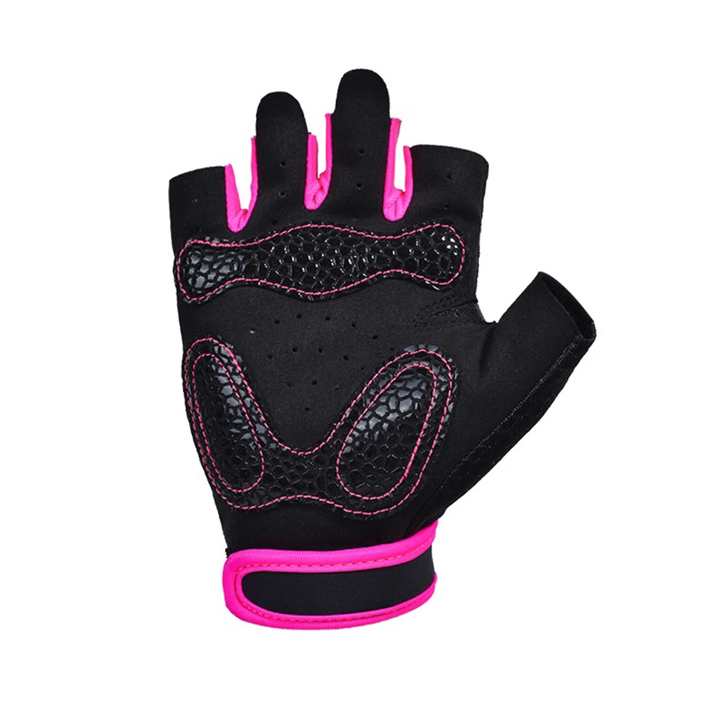 

1Pair Gloves Non-Slip Fitness Half Finger Sports Training Breathable Durable Anti-Slip Palm Design Size M