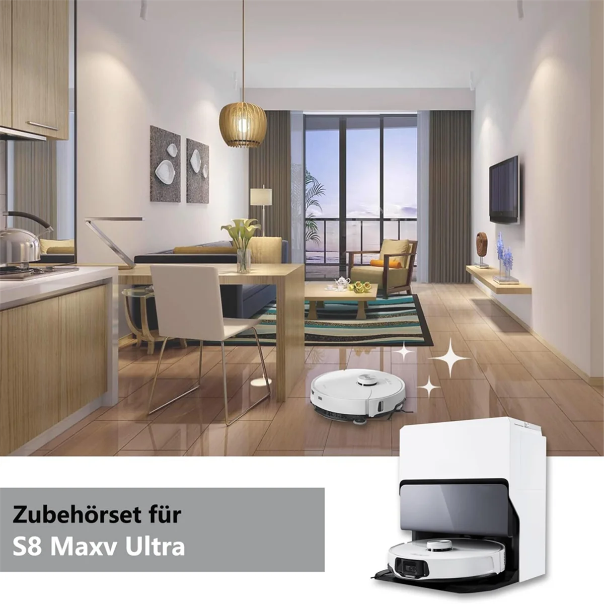 ABKR для Roborock S8 Maxv Ultra основная боковая щетка Hepa фильтр швабра тканевые мешки для пыли аксессуары для роботов-пылесосов