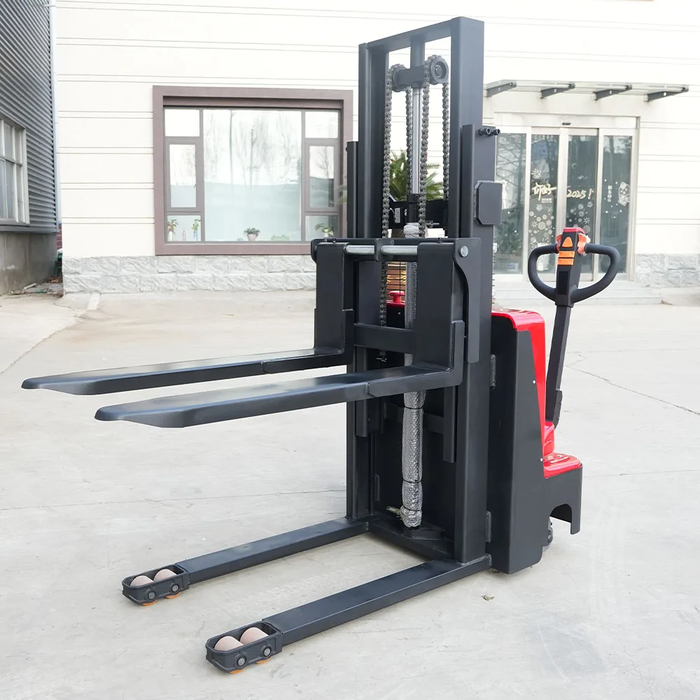 Cargo Stacker Manual Hydraulic 1000kg1.6m Lift Portable Warehouse Lifter for Pallet Box Cargo Stacking and Indoor Goods Handling