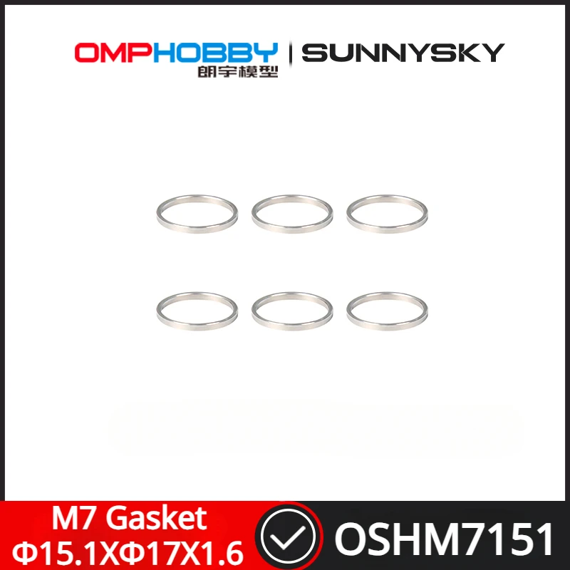 OMPHOBBY M7 RC Helicopter Spare Parts Gasket Φ15.1XΦ17X1.6mm OSHM7151