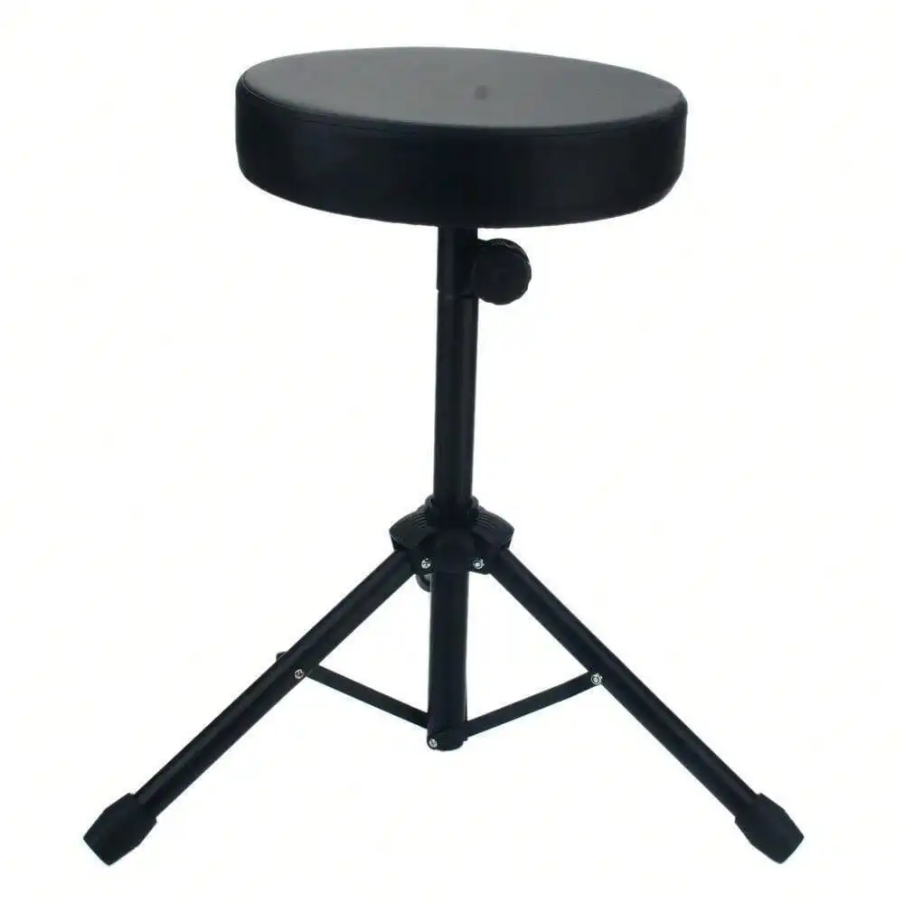 5Core Drum Throne Thick Padded Percussion Seat Drummers Stool Guitar Chair Stand