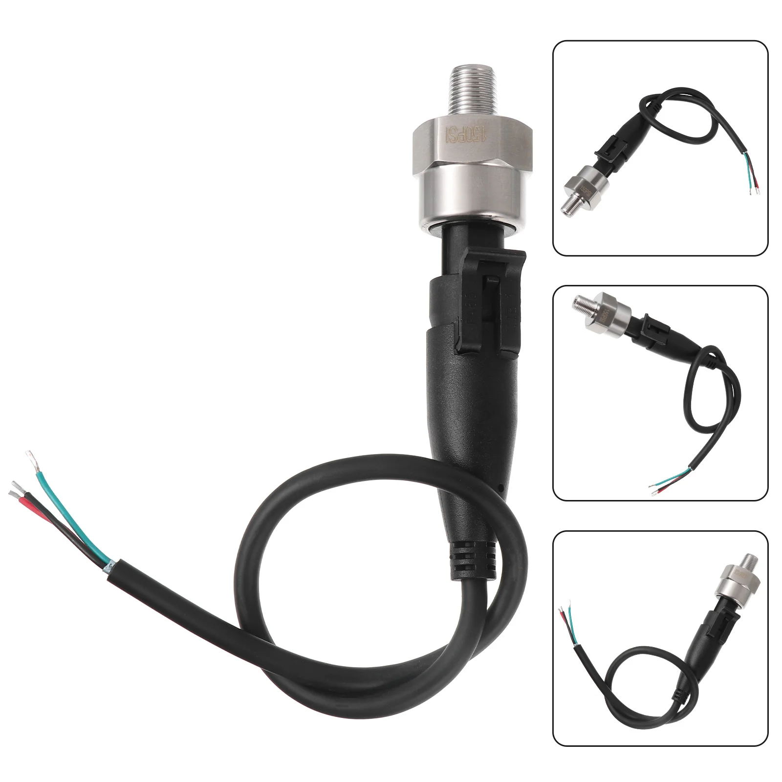 مرسل الضغط 1 8npt موضوع الفولاذ المقاوم للصدأ خطأ صغير استشعار الضغط لتطبيق خزان المياه الهواء والوقود الزيتي #6