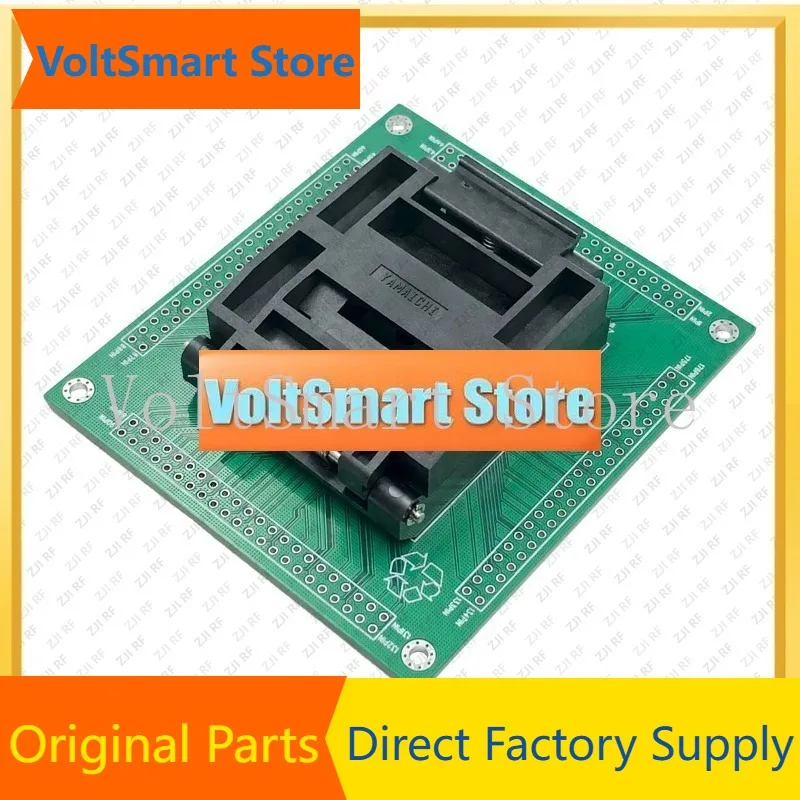VoltSClamshell LQFP176/DIP176 QFP176 TQFP176 CNV-LQFP176-0.5-DIP YAMAICHI 0.5mm IC Burning Seat Adapter Test Socket Test Bench