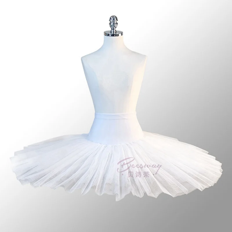 

Button Professional Ballet Tutu custom corset Dance Dress For Girls Or Women white Ballet Half Tutu