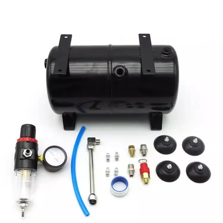 Air Tank 4 Hole Gas Tank AS18B Air Pump Air Compressor Spray Pump 3L