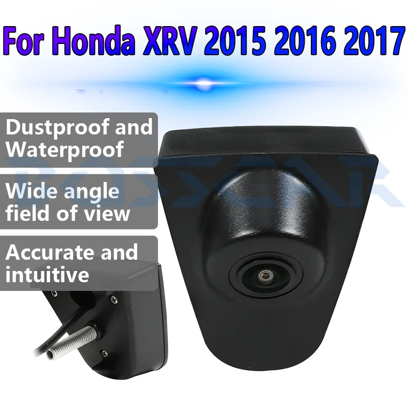

Для Honda XRV 2015 2016 2017, автомобильная камера переднего вида, камера ночного видения, AHD камера 1080P, водонепроницаемый парковочный монитор, рыбий глаз 150 ° Линза