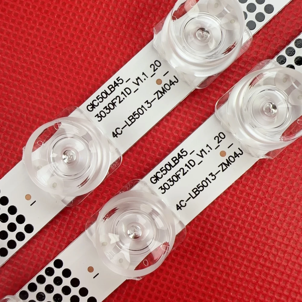 Striscia di retroilluminazione a LED 13LED GIC50LB45_3030F2.1D 4C-LB5013-ZM06J per TCL 50L8 50F9 50G61 50S525 50S435 50S43 50F9 50A3