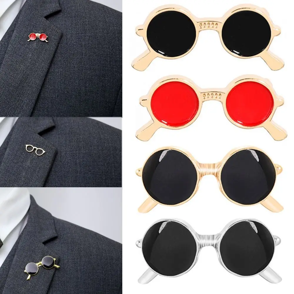 Gifts Fashion Shirt Sunglasses Shape Jackets Jewelry Glasses Brooch Collar Pins Brooch Badge