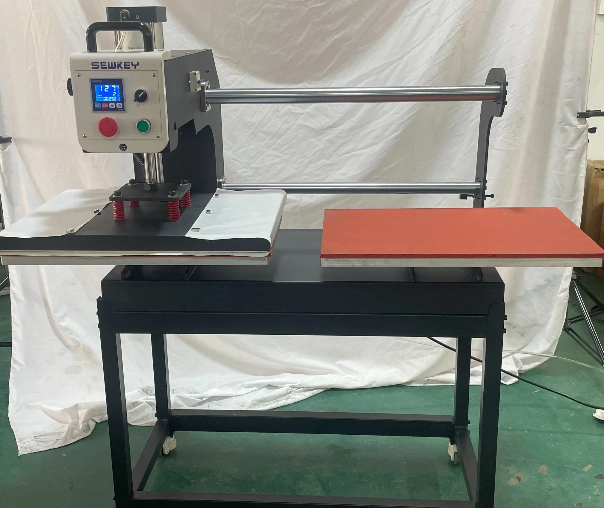 

Sk 6040 Upward-Sliding Pneumatic Double-Station Heat Press Machine