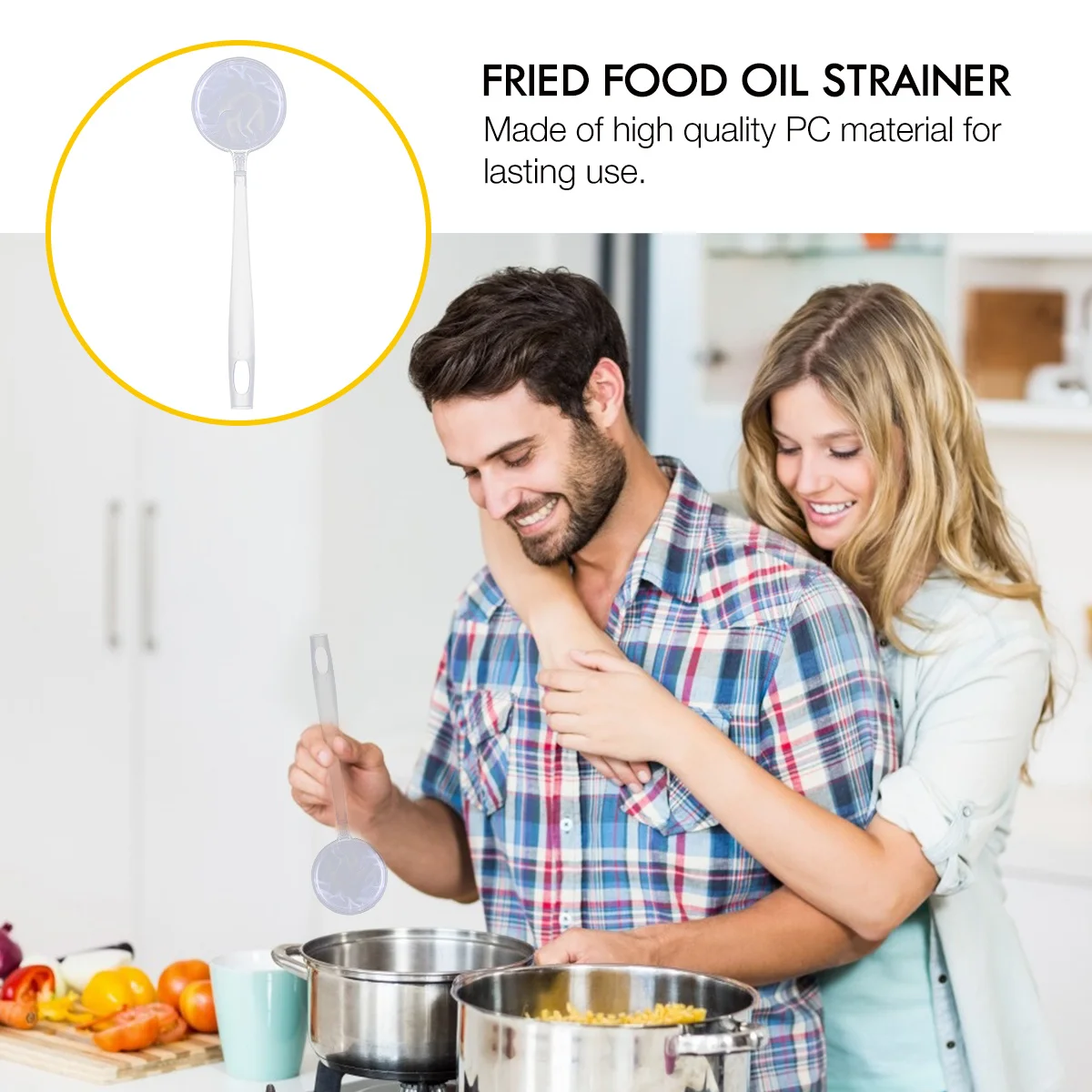 

Practical Filter Spoon Strainer Kitchen Mesh Spoon Pc Material Oil Skimmer for Hot Pot Fried Food Cooking Tools