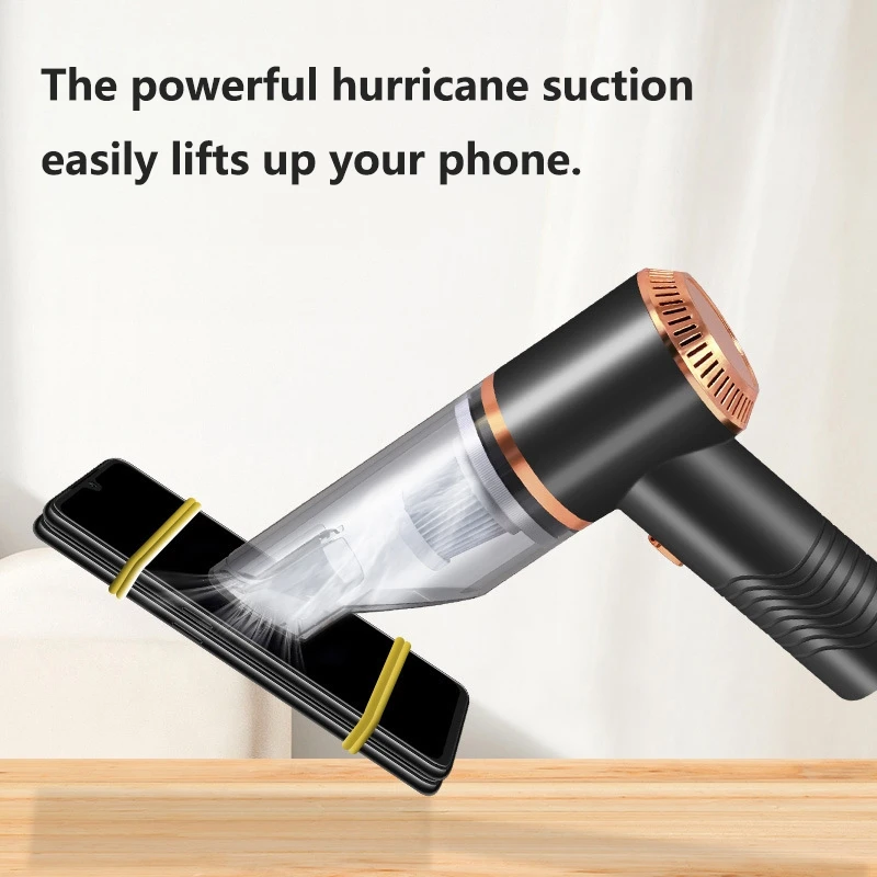 Cordless Car Vacuum Cleaner 2 in 1 Handheld Rechargeable Vacuum High Power Suction Portable Auto Vac Home Sofa Desktop