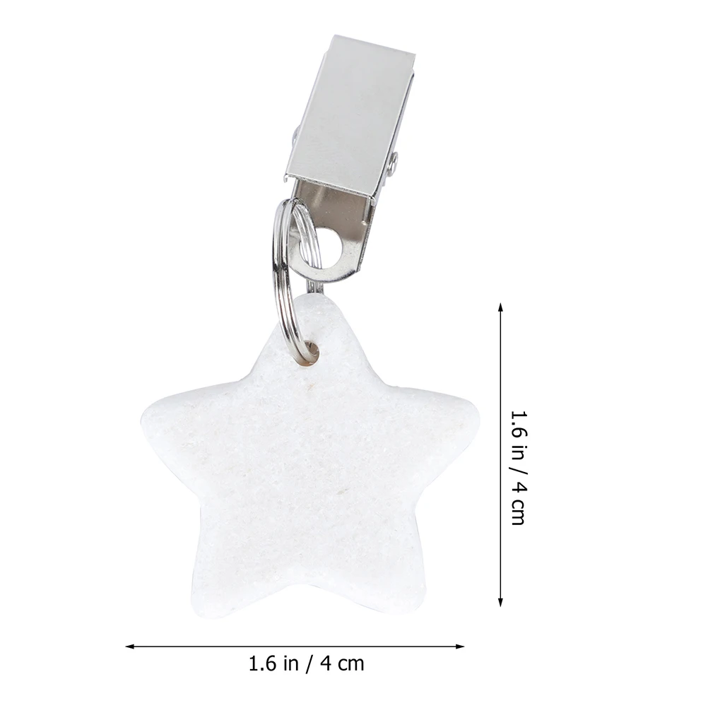 

6 Pcs Outdoor Table Cloth Tablecloth Clip Weights Kit Windproof Cover Clips Star