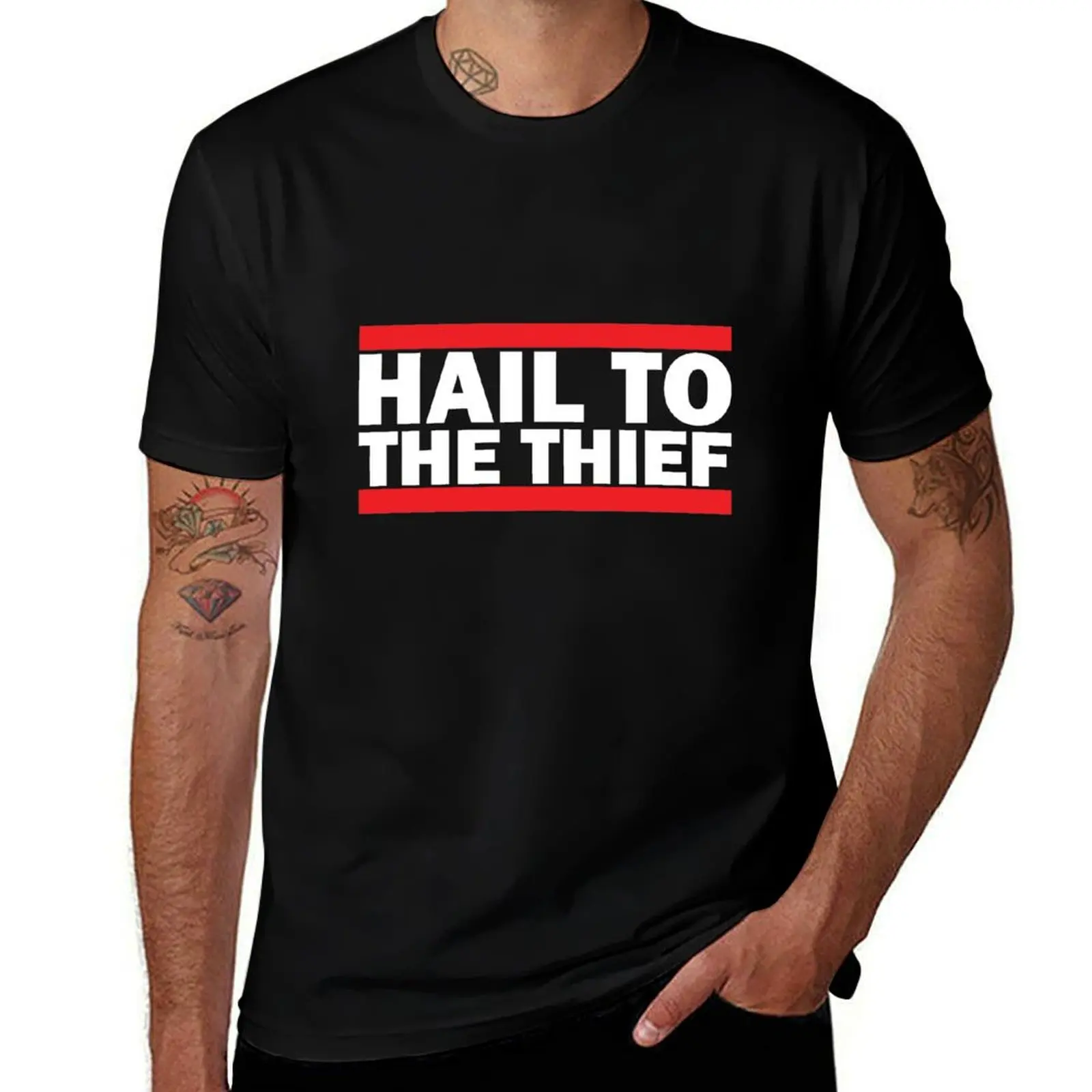 

Hail To The Thief T-Shirt man t shirt heavy cotton t shirts with prints man t shirts graphic T-shirt