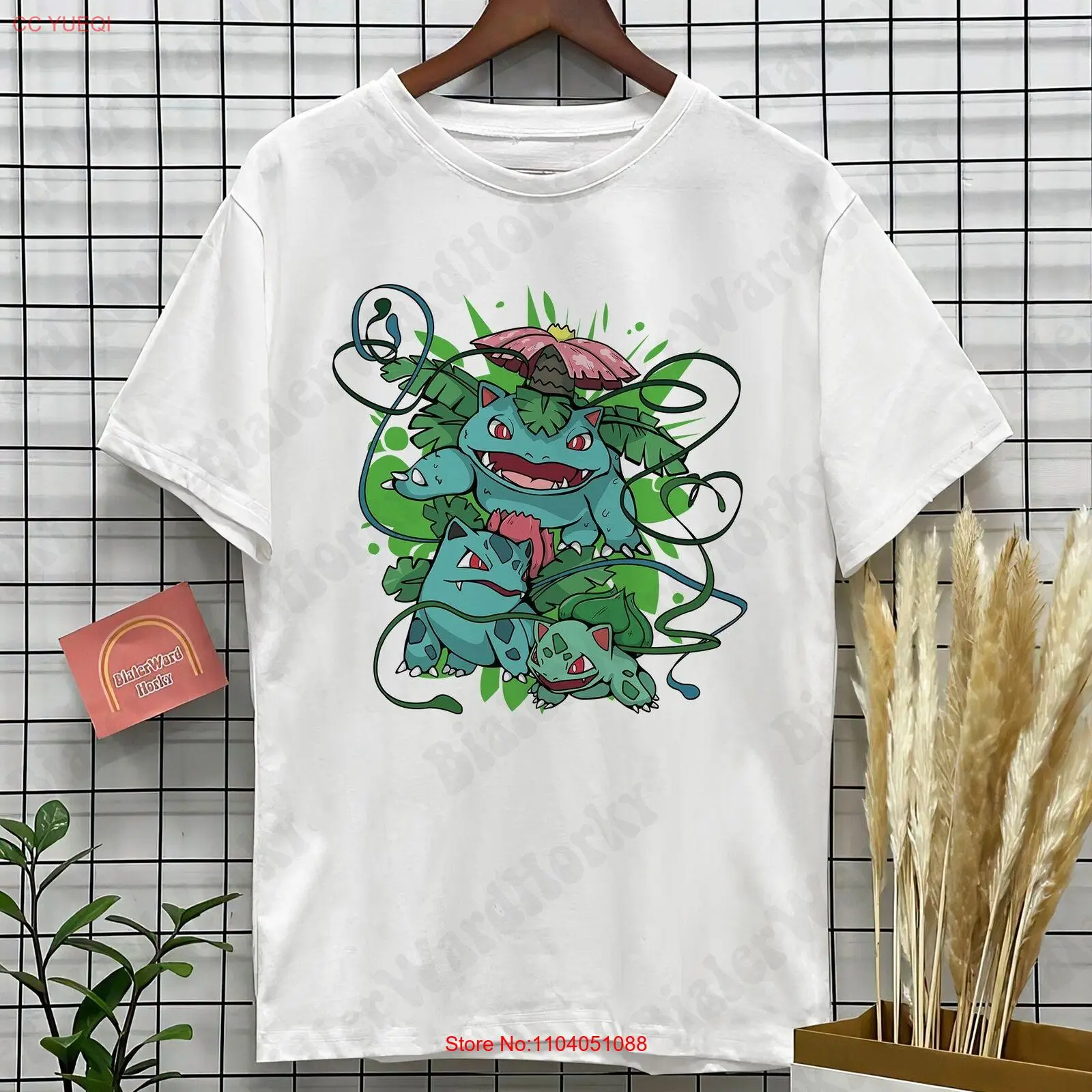 Bulbasaurs Green Kawaii Evolution T-shirt Graphic Tee Cute Bulbasaurs Shirt