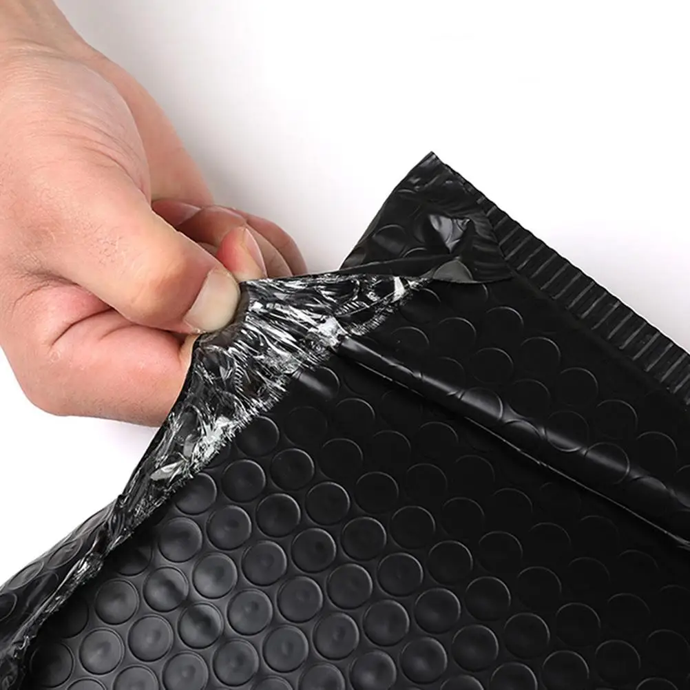 50 шт. пузырьковые почтовые конверты, упаковочные конверты, коэкструзионная пленка, противоударная, легкая, герметичная, доставка для малого бизнеса