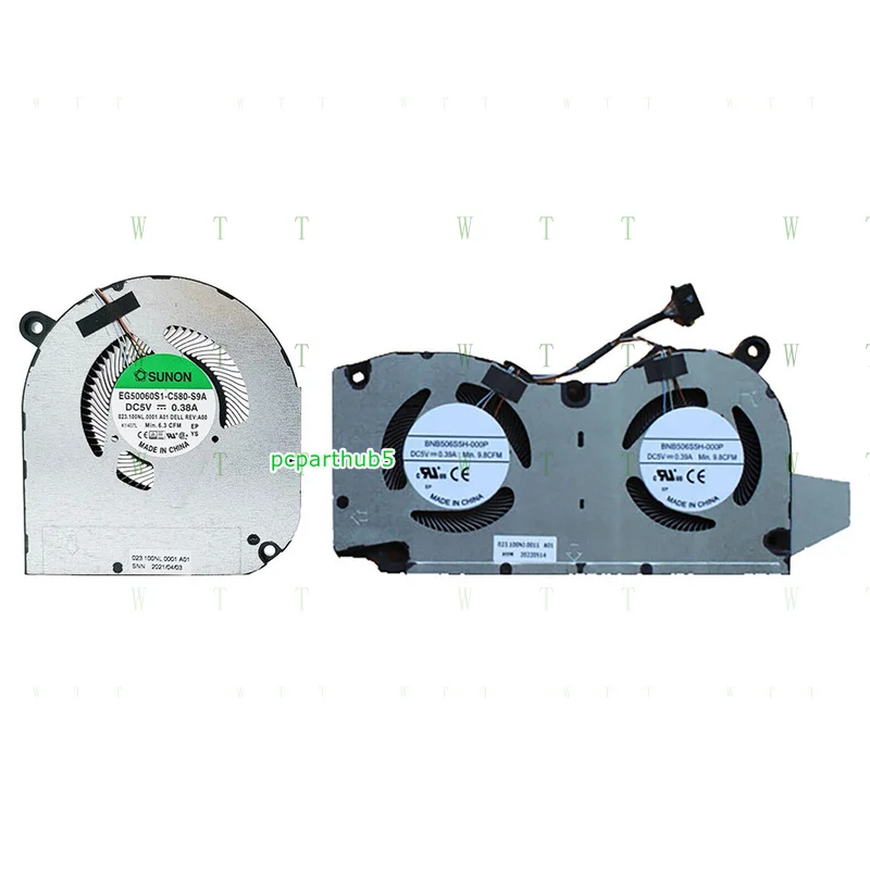 

TT New For Dell Inspiron 16-7610 Inspiron 7610 CPU GPU Cooling Fan 0H1YC7 05CXK8