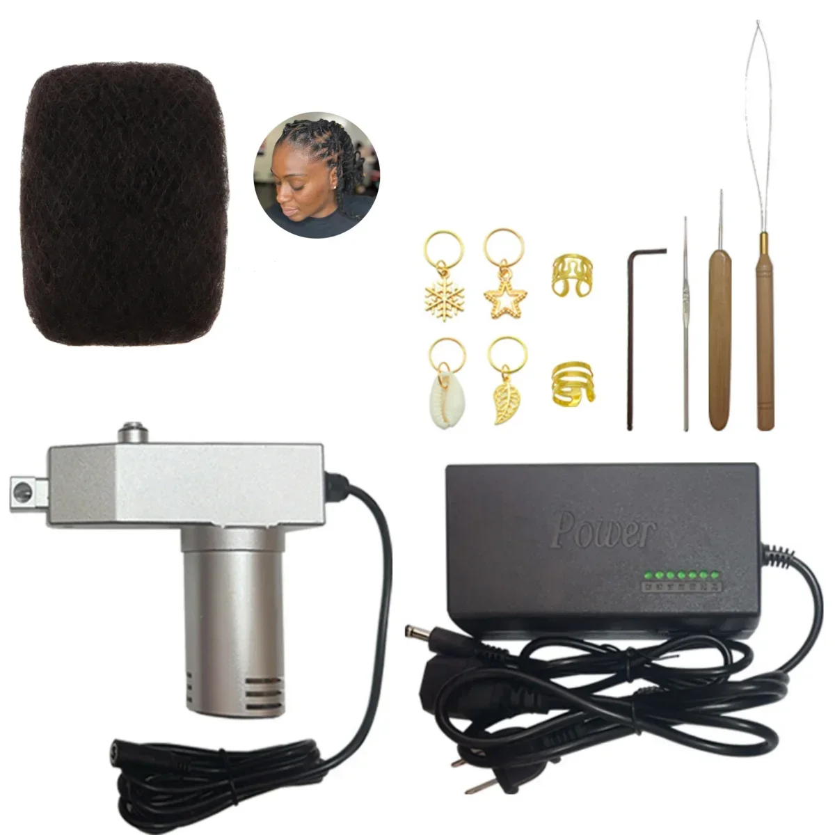 

2024 NEW dirty braid automatic hair curler Automatic Dreadlocks Hair Making Machine dreadlocks machine