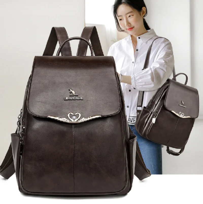 luxury-new-korean-fashion-vintage-large-capacity-leather-travel-backpacks-women's-double-shoulder-bags-totes-schoolbag-backpack