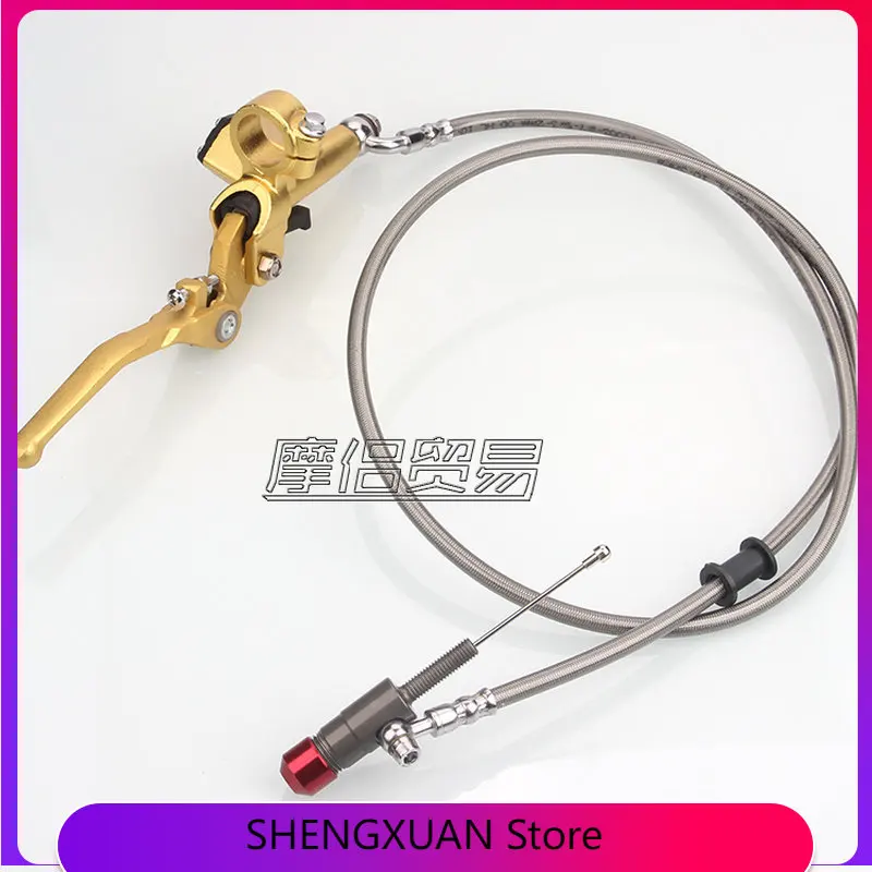 Motorcycle Hydraulic Clutch Lever Master Cylinder 1200mm For 125cc-250cc RMZ Vertical Engine Off Road Dirt Pit Bike ATV