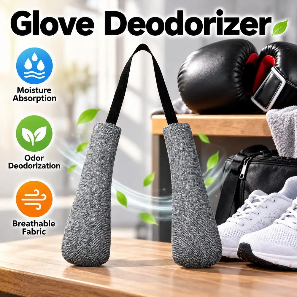 Boxing Glove Deodorizer Bag Charcoal Moisture Absorber Odor Remover for MMA Gloves Shoes Gym Bag Reusable Fresh Dry Insert