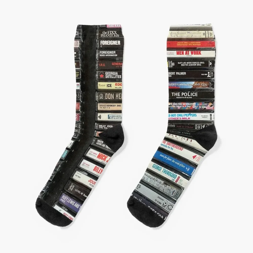 

80's Rock Cassettes Socks loose christmass gift Socks Man Women's