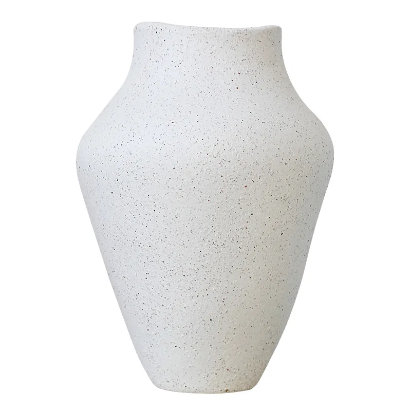 

Nordic creative ceramic vase large desktop island living room porch dried flowers white ornaments flower arrangement