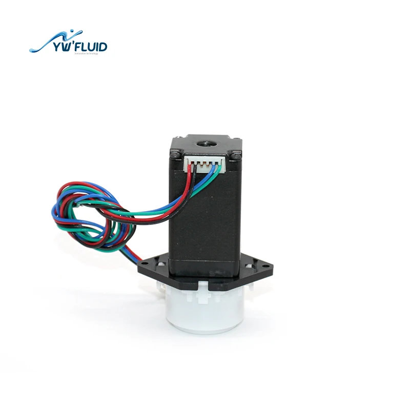 YW01 STEP 24V 12V Mini Micro Peristaltic Pump with DC Motor Small Flow Precision Liquid Transfer Pump