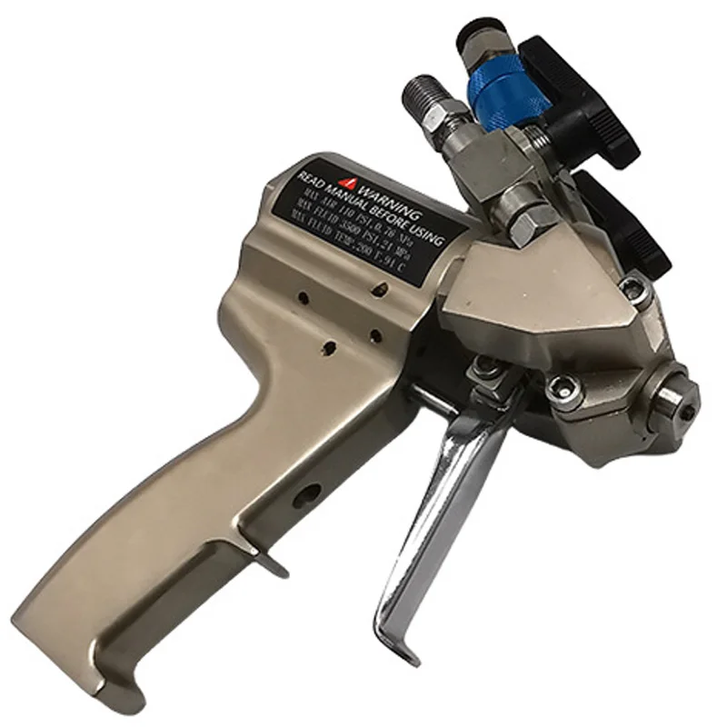 Polyurethane PU Foam Spray Gun P2 Air Purge Spray Gun Self Cleaning With Accessory Kit