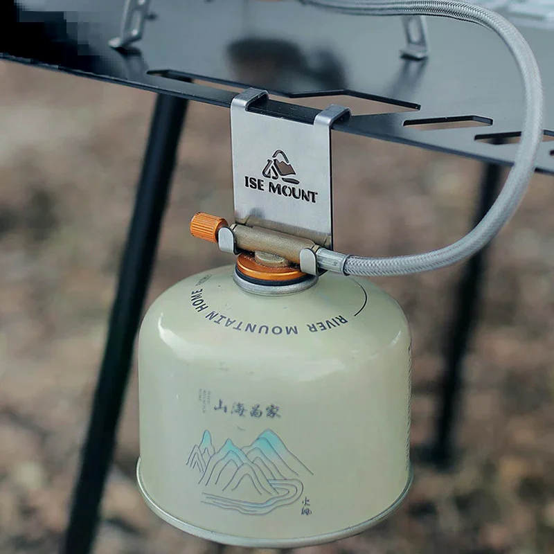 

Gas Tank Bracket Camping Tables Hook For IGT Table Stainless Steel Hanger Clip Butane Gas Stove Tank Accessories