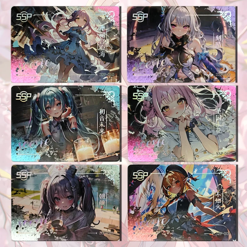 

Goddess Story Yuyan SSP card Hatsune Miku Keqing Sangonomiya Kokomi IJN Shiranui boy Toy collection Birthday Christmas gifts