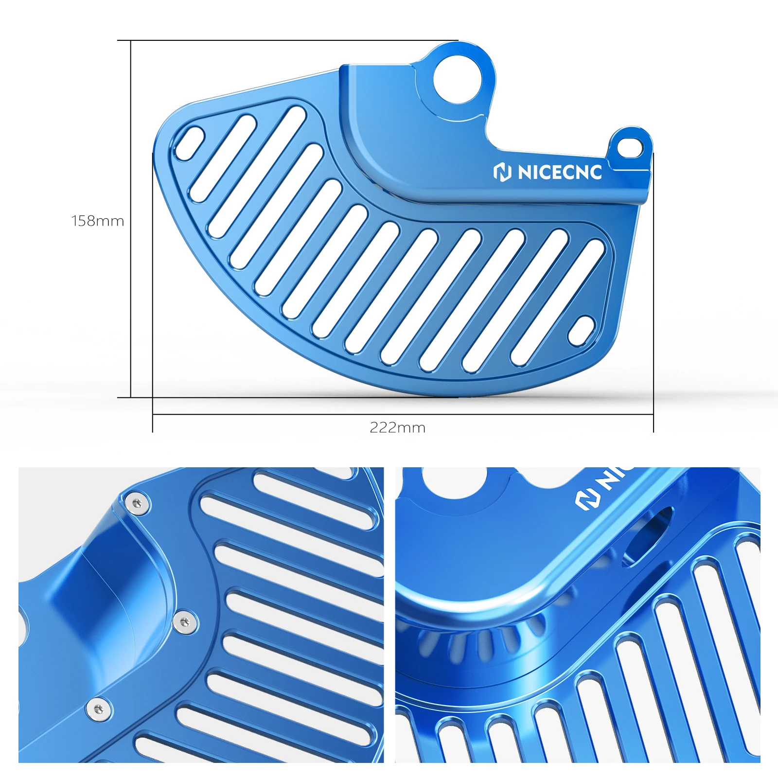 2024 For Sherco 125 250 300 SE FACTORY 250 300 450 500 SE-F SEF FACTORY 2021-2024 Front Rear Brake Disc Cover Guard Kit Aluminum
